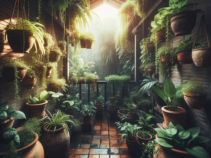 Como Decorar Varanda Pequena com Plantas_