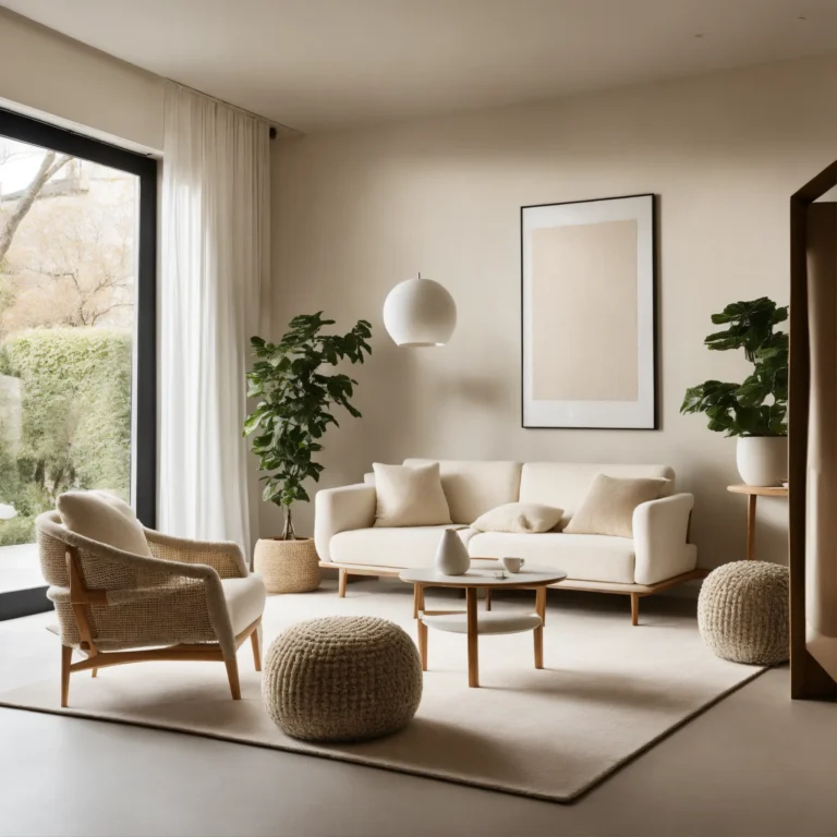 sala de estar equilibrada feng shui ambiente harmonioso prosperidade