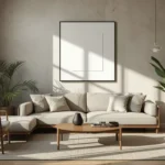 difusor de ambiente ligado em sala organizada com decoração feng shui