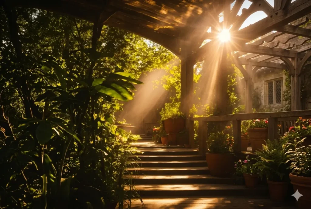 como aplicar feng shui na casa: luz natural, intenção e fluxo de energia moldando a manhã.